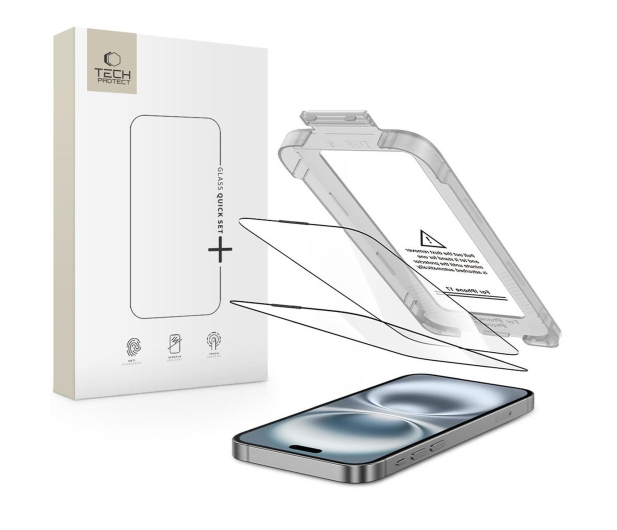 TECH-PROTECT Quick Set+ 2-Pack do Iphone 17 Black 5906302319336 - 1359623 - zdjęcie